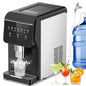 Nugget Ice Maker Countertop 50 LBS/Day, 5 LBS Ice Bin, Water Dispenser by Velieta-SpecialistinFridge