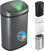 iTouchless 13 Gallon Oval Sensor Trash Can by iTouchless