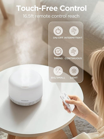 InnoGear Aromatherapy Diffuser & 10 Essential Oils Set, 500ml Essential Oil - Image 4