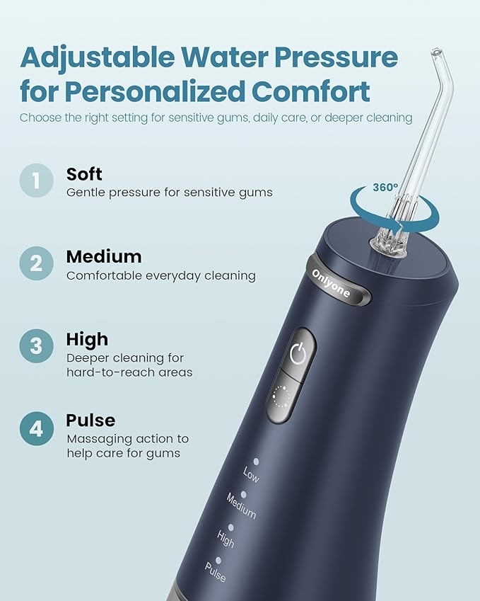 Onlyone Rechargeable Cordless Water Flosser - Image 3