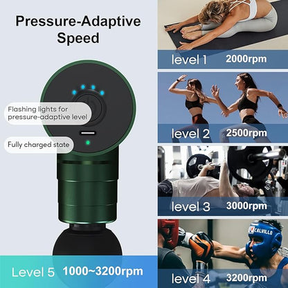 arboleaf Massage Gun Deep Tissue, Full-Metal Electric Portable Hand Held - Image 2