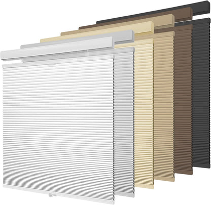 Allesin Top Down Bottom Up Cordless Cellular Shades,Thermal Insulation Honeycomb Blinds for Indoor Windows,Customize