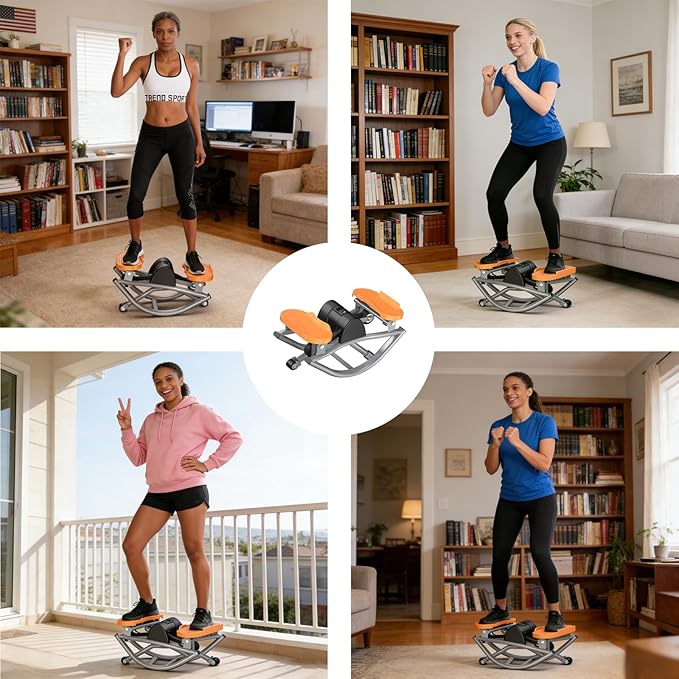Rock Stepper Step Side-to-Side Lateral Rocking Fitness Stepper - Image 5