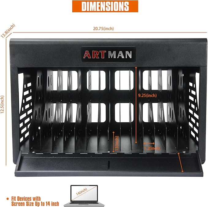 16 Device Wall-Mount Charging Station - Image 5