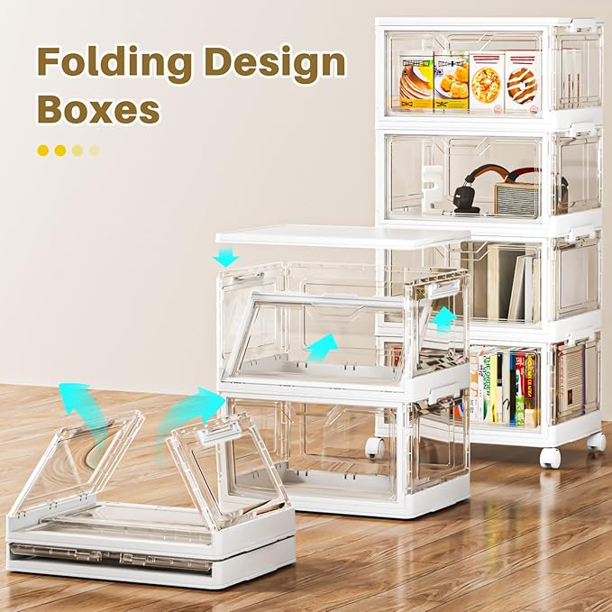 SNSLXH Portable Clear Storage Bins - Image 5