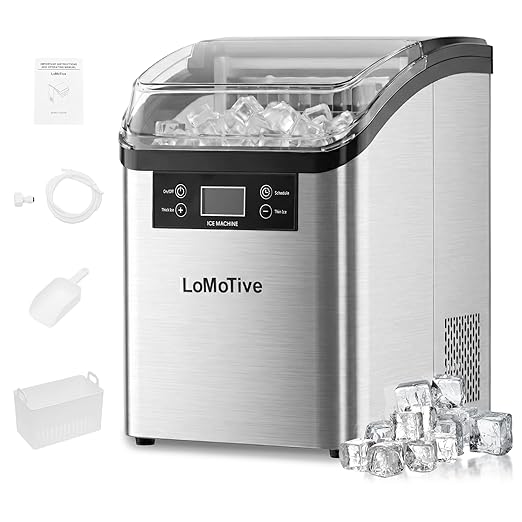 Countertop Clear Ice Cube Maker Machine by Unknown