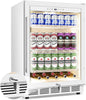 Beverage Refrigerator 24 Inch Drink Fridge, Beer Fridge, 150 Cans Beverage by Velieta-SpecialistinFridge