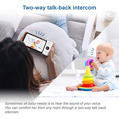 VTech VM818HD Baby Monitor, Night Light, 110-degree Wide-Angle True-Color - Image 8