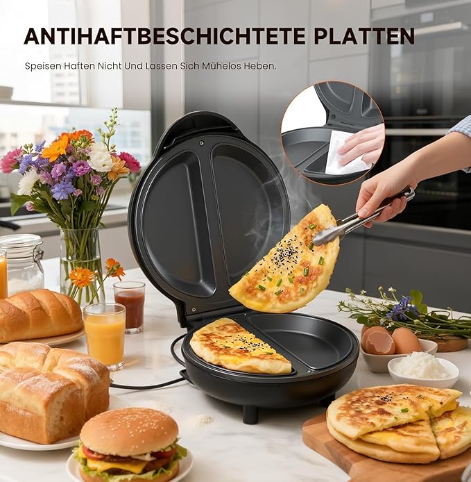 Dual Zone Electric Omelette Maker - Image 4