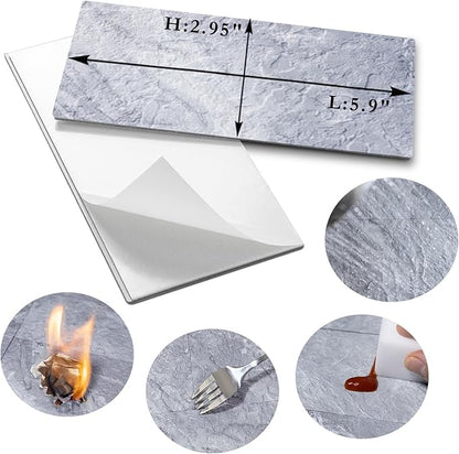AULIGET 100-Piece Peel and Stick Backsplash Wall Tiles, Laundry Room - Image 5