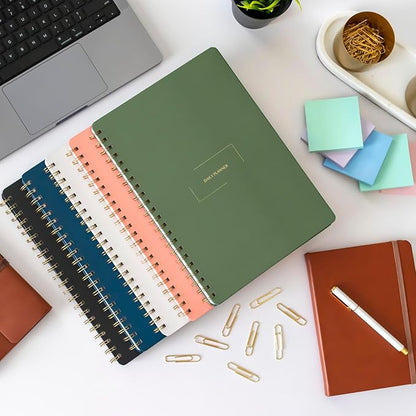Undated Daily Planner | 8.25” x 11.75” To Do List Notebook | Work Productivity - Image 10