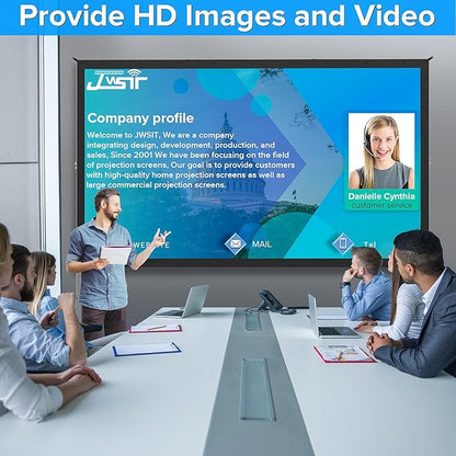Projector Screen and Stand, JWSIT 110 inch Outdoor Movie Screen-Upgraded 3 - Image 6