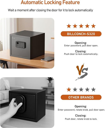 Billconch Smart Gun Safe for Multiple Pistols - Image 4
