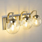 Beionxii Brushed Nickel Bathroom Light Fixtures, 3-Light Bathroom Vanity Light by Beionxii