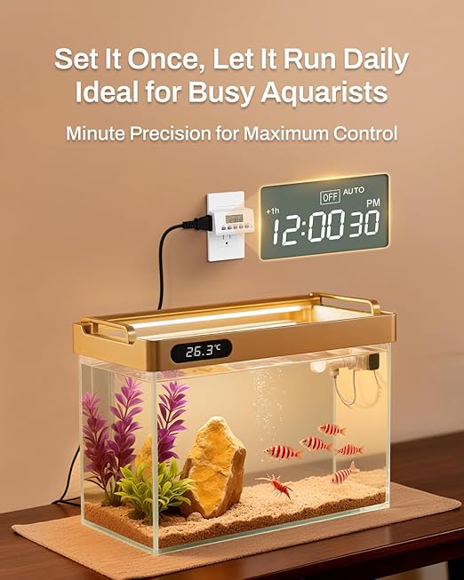 BN-LINK Indoor Digital Timer Outlet, 24 Hour Light Timer Easy Programmable - Image 6