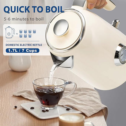PUKOMC Electric Kettle, 1.7L Stainless Steel Tea Kettle - Image 4