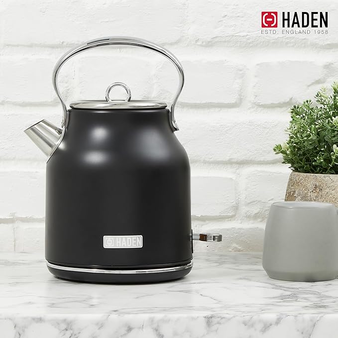 HADEN Heritage 1.7 Liter Stainless Steel Electric Kettle, Hot Water Kettle - Image 6