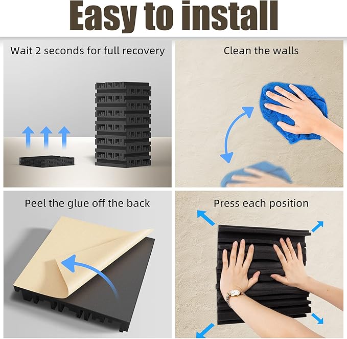 30 Pack Sound Proof Foam Panels - Image 6