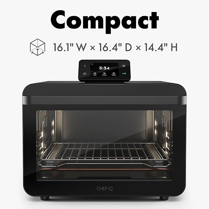 CHEF iQ MiniOven Smart Toaster Oven Air Fryer Combo, 11-in-1 Countertop - Image 11