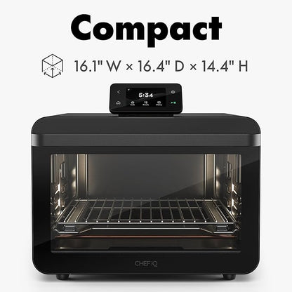 CHEF iQ MiniOven Smart Toaster Oven Air Fryer Combo, 11-in-1 Countertop - Image 11