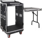 Sound Town Heavy-Duty 1/2" Plywood 16U PA/DJ Rack/Road Case by SOUNDTOWN