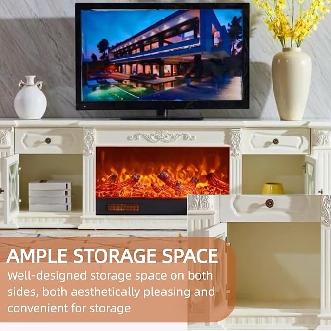 Modern Electric Fireplace Heater - Image 4