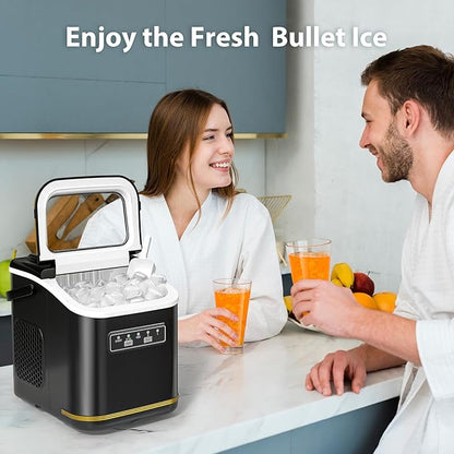 Ice Maker Machine Countertop Portable Compact Small Bullet Ice Maker - Image 8