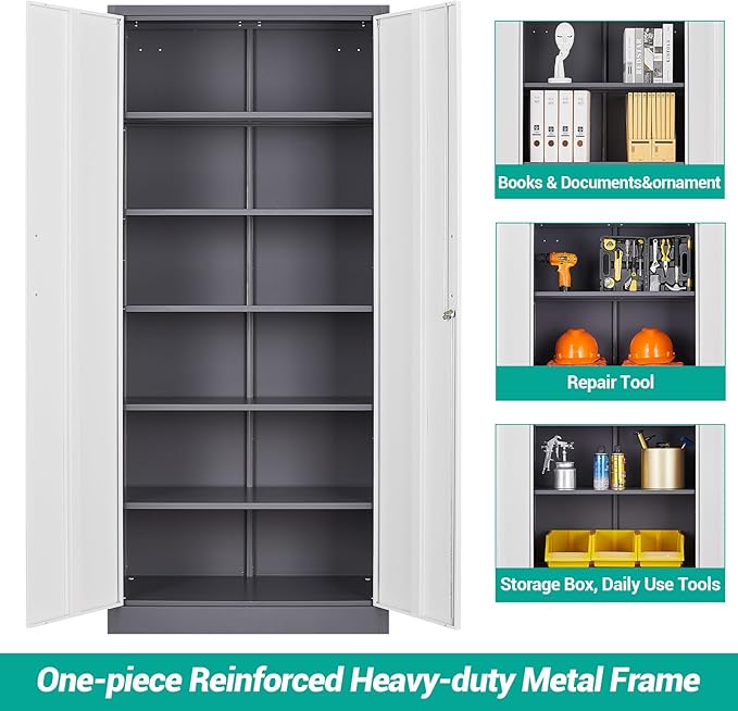 Wide & Deep Metal Storage Cabinet - Image 9