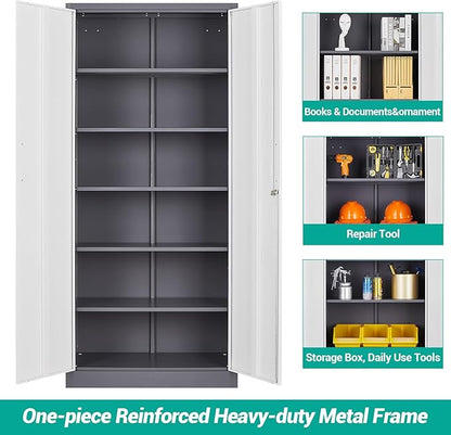 Wide & Deep Metal Storage Cabinet - Image 9