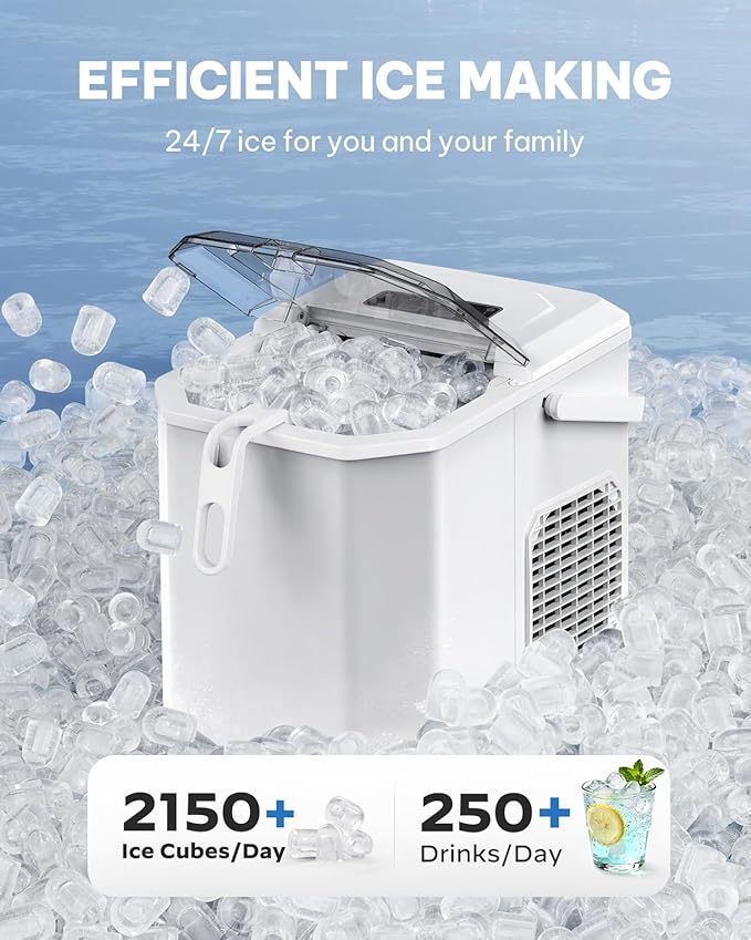 Silonn Ice Maker Countertop, Self-Cleaning Ice Makers - Image 2