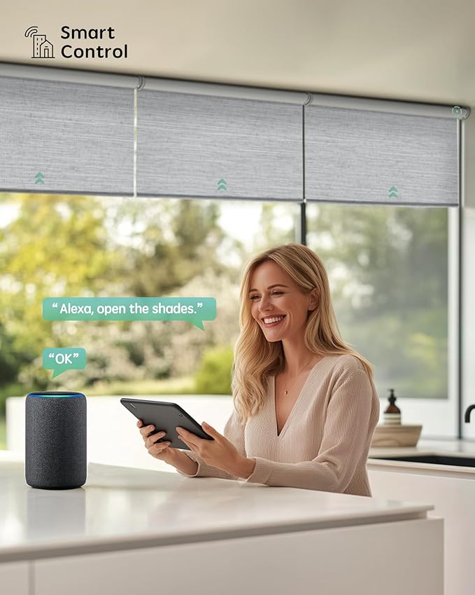 Yoolax Smart Coupled Roller Shades Compatible - Image 3