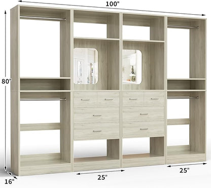 Unikito 100” Closet System - Image 7
