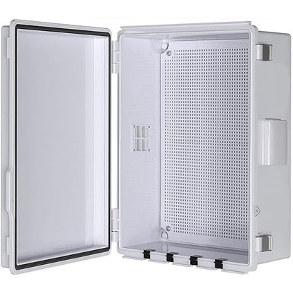 Electrical Junction Box, Ventilated Design, Cable Grommets, Indoor/Outdoor Use by ANIMACYN