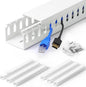 ZhiYo 99in Server Rack Cable Management Raceway, H1.4in x W1.6in Cable Raceway by ZhiYo