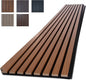 NeatiEase Wood Panels for Wall, 4-Piece 96" x 12.6" Soundproof Wood Slat Wall by NeatiEase