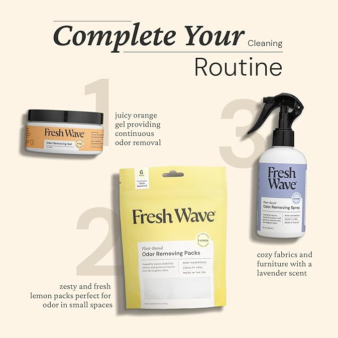 Fresh Wave Orange Odor Removing Gel, 7 oz. - Image 7