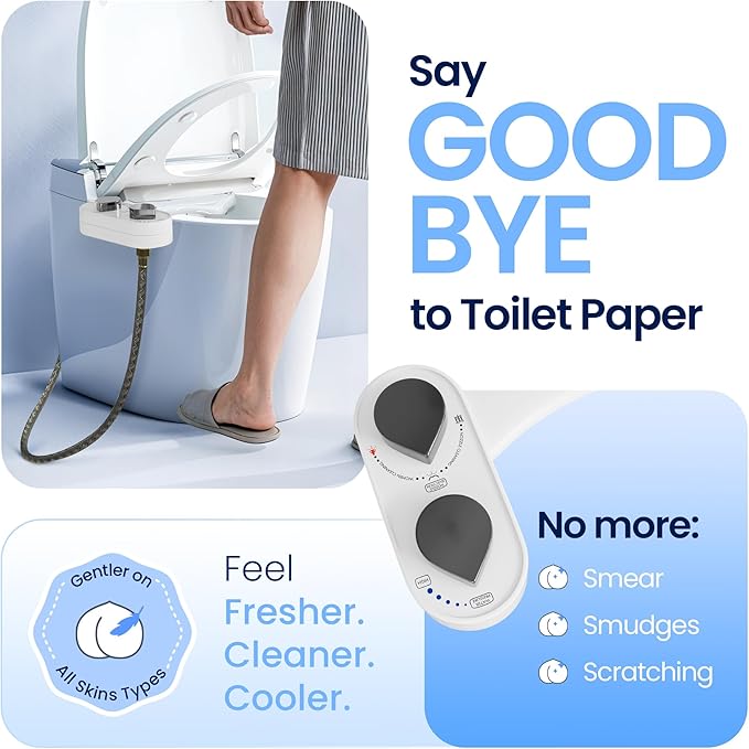 CLEAR REAR Bidet Attachment for Toilet Seat - Image 5