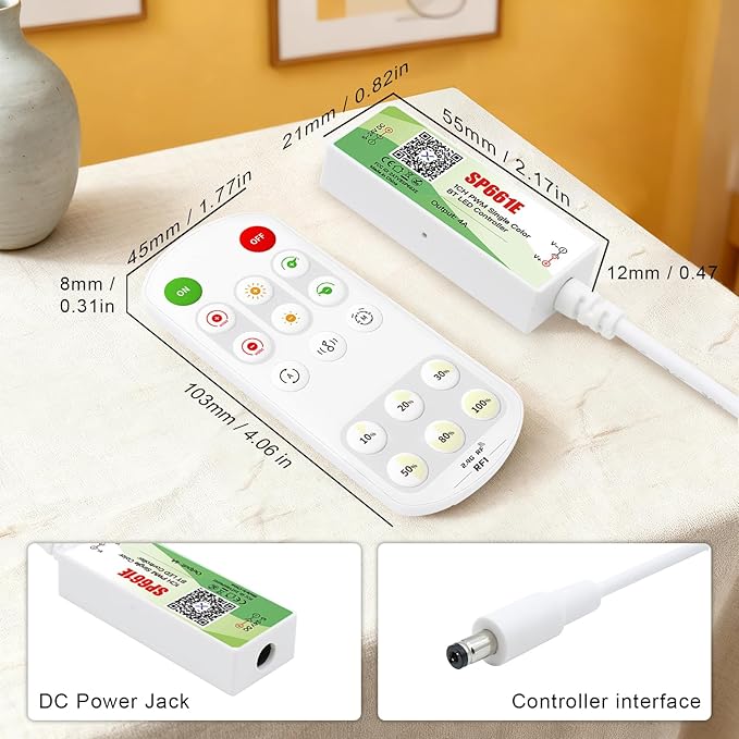 LED Light Controller, RF WiFi Smart Remote Dimmer - Image 8