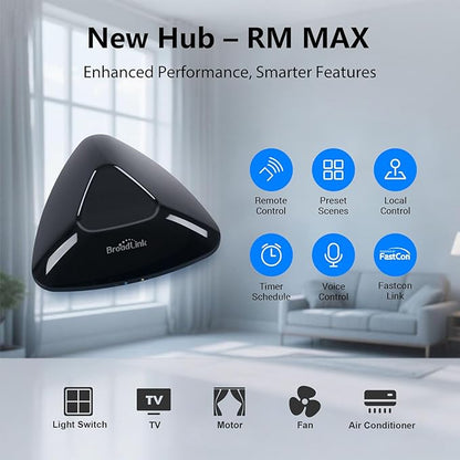 Broadlink RM MAX Smart Home Hub, Wi-Fi & BLE Universal Remote - Image 4