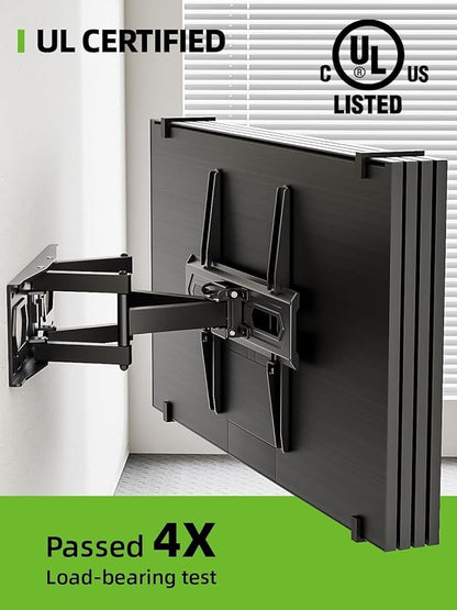 USX MOUNT TV Wall Mount for 32-74 inch Flat Screen/LED/4K up to 110lbs - Image 6