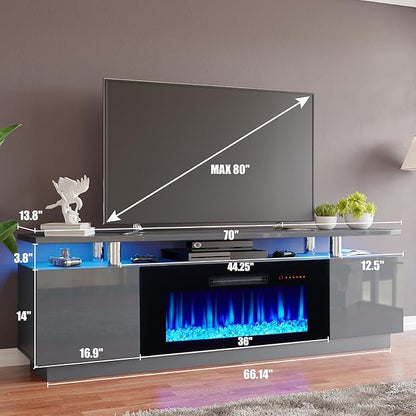 AMERLIFE Fireplace TV Stand - Image 4