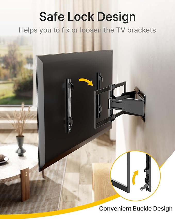 monTEK Heavy Duty Ultra Slim TV Wall Mount - Image 7