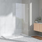 20.5" W×78.75" H Shower Glass Panel, Fixed Frameless Shower Screen by Unknown