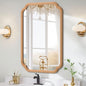 Wood Bathroom Mirror for Wall Mounted by FerytangeHome