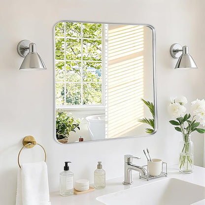 Fabuday Silver Wall Mirror for Bathroom by Fabuday