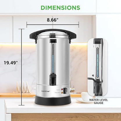 NutriChef Water Boiler and Hot Water Dispenser, 8L Electric Beverage Dispenser - Image 7