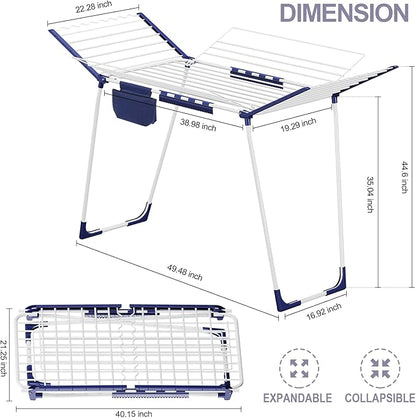 APEXCHASER Clothes Drying Rack Foldable - Image 2