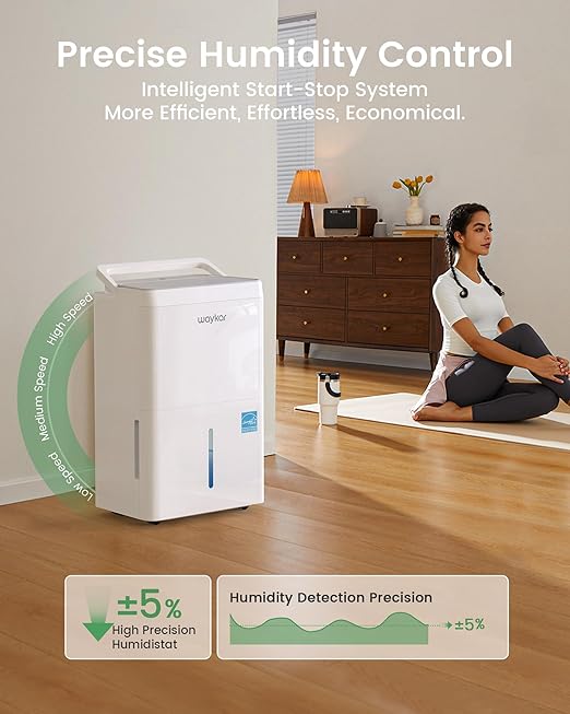 Waykar 5000 Sq.Ft 2025 Energy Star Dehumidifier - Image 5