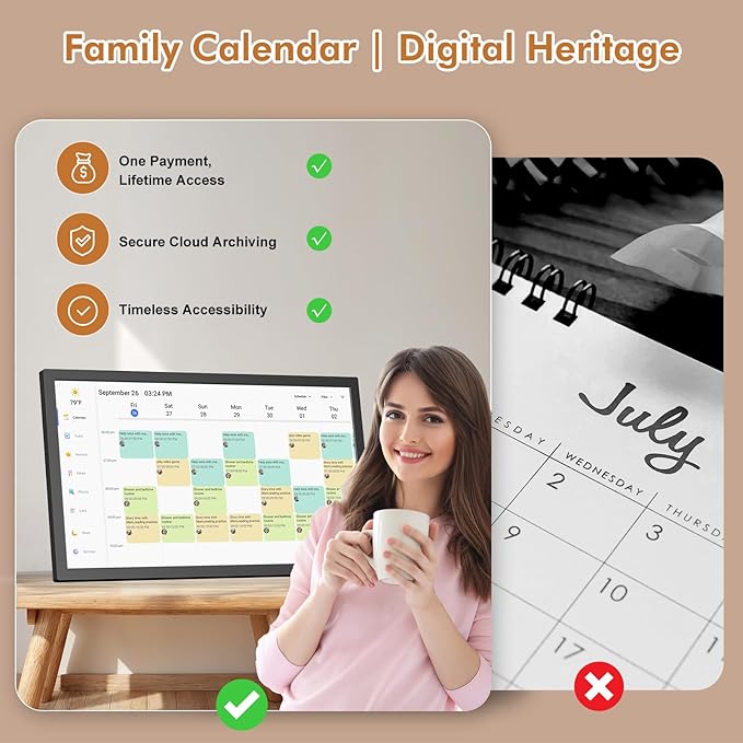 Smart Digital Calendar Chore Chart-for-Family-Planner - Image 6