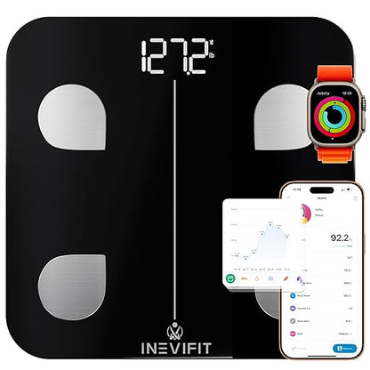 INEVIFIT Smart Body Fat Scale, Highly Accurate Bluetooth Digital Bathroom Body by INEVIFIT